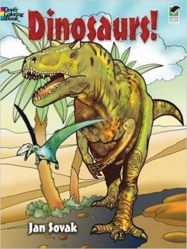 scientific dinosaurs coloring book