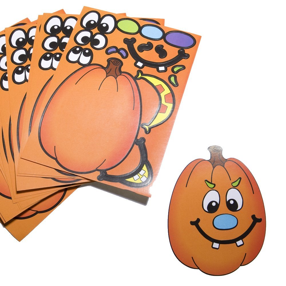 7 Halloween Craft Kits For Kids: Make A Pumpkin Stickers